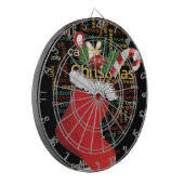 HoHoHo! Vrolijk kerstfeest en een gelukkig nieuwja Dartbord (Voorkant Links)