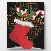 HoHoHo! Vrolijk kerstfeest en een gelukkig nieuwja Fotoplaat (Voorkant)