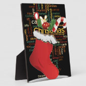 HoHoHo! Vrolijk kerstfeest en een gelukkig nieuwja Fotoplaat (Zijkant)