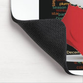 HoHoHo! Vrolijk kerstfeest en een gelukkig nieuwja Muismat (Hoek)