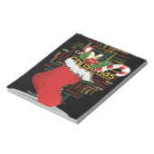 HoHoHo! Vrolijk kerstfeest en een gelukkig nieuwja Notitieblok (Linkerzijde)