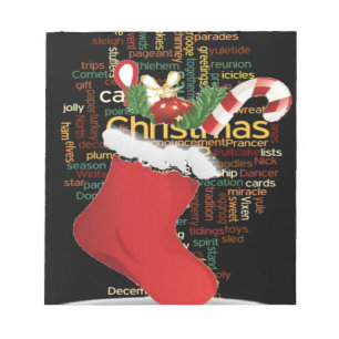 HoHoHo! Vrolijk kerstfeest en een gelukkig nieuwja Notitieblok