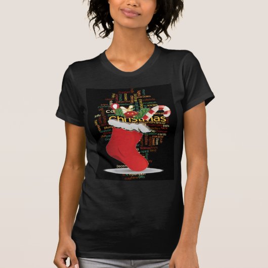 HoHoHo! Vrolijk kerstfeest en een gelukkig nieuwja T-shirt (Voorkant)