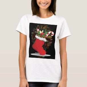 HoHoHo! Vrolijk kerstfeest en een gelukkig nieuwja T-shirt