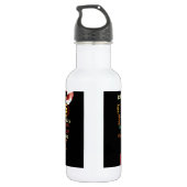 HoHoHo! Vrolijk kerstfeest en een gelukkig nieuwja Waterfles (Achterkant)