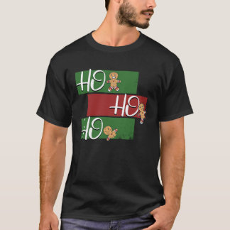 HOHOHOHO Kersttijd is baktijd ontbijtkoek T-shirt