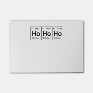 HoHoHolmium Element Periodic Table Word Science Post-it® Notes