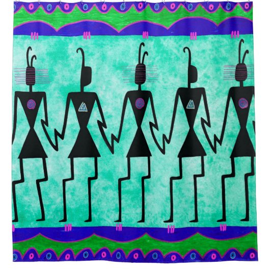 Hohokum Shower Curtain Douchegordijn (Voorkant)