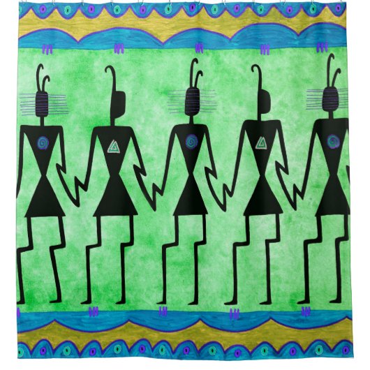 Hohokum Shower-gordijn Douchegordijn (Voorkant)