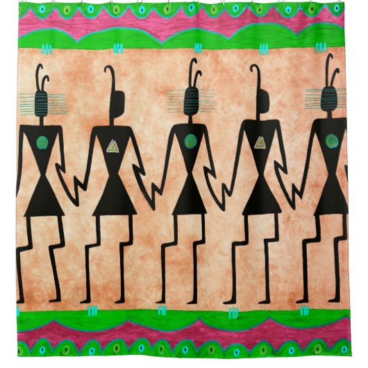 Hohokum Shower-gordijn Douchegordijn (Voorkant)