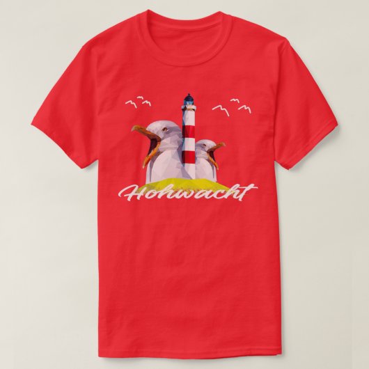 Hohwacht Zee Coast Beach Gift Souvenir T.A. T-shirt (Design voorkant)