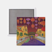 Hoi An Ancient City Lantern reist Vietnam HoiAn Magneet (Voorkant / Achterkant)