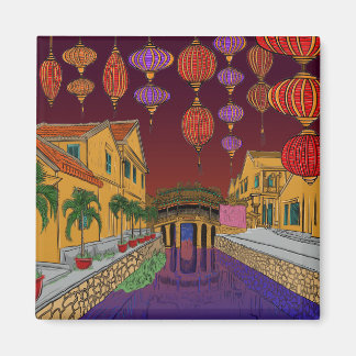 Hoi An Ancient City Lantern reist Vietnam HoiAn Magneet