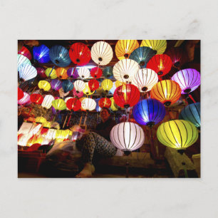 Hoi An Lantern Lady Briefkaart