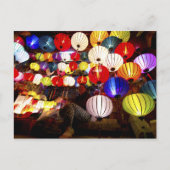 Hoi An Lantern Lady Briefkaart (Voorkant)