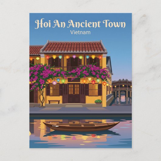 Hoi An Oude Stad Vietnam Briefkaart (Voorkant)