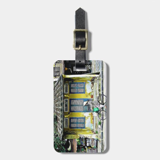 Hoi An, Vietnam fiets Bagagelabel (Voorkant verticaal)