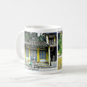 Hoi An, Vietnam fiets dubbelzijdig Koffiemok (Voorkant links)