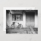 Hoi An Vietnam, Huis met fiets Briefkaart (Voorkant / Achterkant)