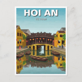 Hoi An Vietnam Japanse Overdekte Brug Reis Briefkaart