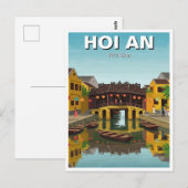 Hoi An Vietnam Japanse overdekte brug reizen Briefkaart (Voorkant / Achterkant)