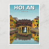Hoi An Vietnam Japanse overdekte brug reizen Briefkaart (Voorkant)