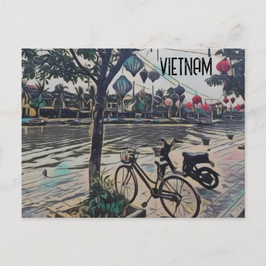 Hoi An Vietnam Lantern Briefkaart (Voorkant)