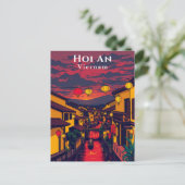 Hoi An Vietnam oude stad lantaarns Briefkaart (Staand voorkant)