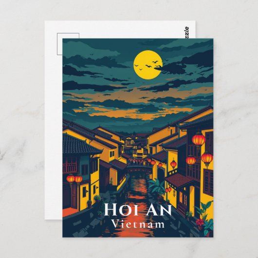 Hoi An Vietnam Oude stad Lantaarns Briefkaart (Voorkant / Achterkant)