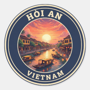 Hoi An Vietnam Reis naar het verleden Ronde Sticker