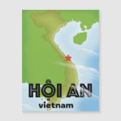 Hoi An Vietnam reisposter art print (Voorkant)