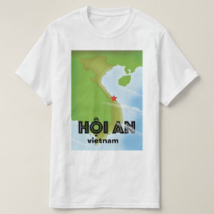 Hoi An Vietnam reisposter kunstprint T-shirt