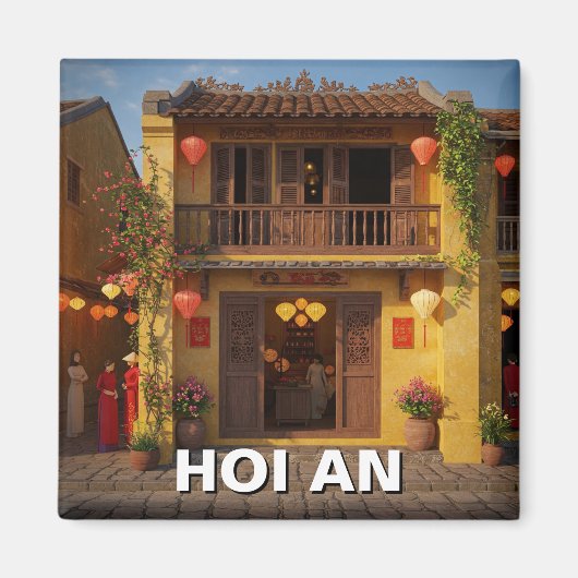 Hoi An Vietnam Reizen Magneet (Voorkant)