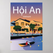 Hoi An Vietnam vintage poster (Voorkant)