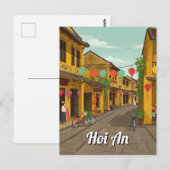 Hoi An Vietnam Vintage Travel Briefkaart (Voorkant / Achterkant)