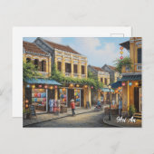 Hoi An Vietnam Vintage Travel Briefkaart (Voorkant / Achterkant)
