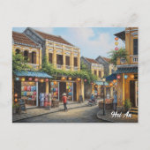 Hoi An Vietnam Vintage Travel Briefkaart (Voorkant)