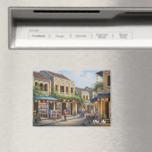 Hoi An Vietnam Vintage Travel Magneet (Insitu (Vaatwasser))