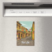 Hoi An Vietnam Vintage Travel Magneet (Insitu (Vaatwasser))