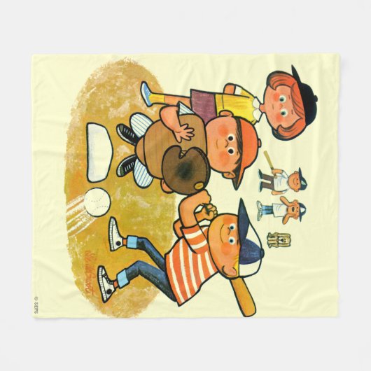 Hoi Batter! Fleece Deken (Voorkant (Horizontaal))