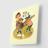 Hoi Batter! Vierkante Klok (Hoek)