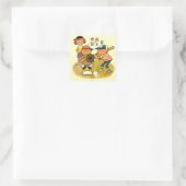 Hoi Batter! Vierkante Sticker (Tas)