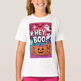 Hoi Boe! Schattige Ghost Halloween Shirt voor Meis