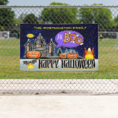 Hoi Boo! Happy Halloween! Spandoek (Insitu)