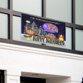 Hoi Boo! Happy Halloween! Spandoek (Buitenkant Gebouw)