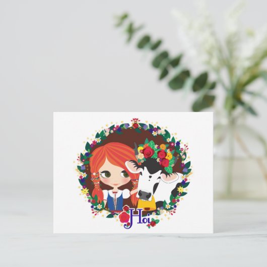 Hoi:. Briefkaart (Staand voorkant)