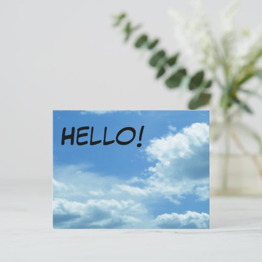 Hoi! Briefkaart (Staand voorkant)