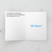 Hoi daar! Wenskaart van Pacifische Parrotlet Kaart (Binnen)