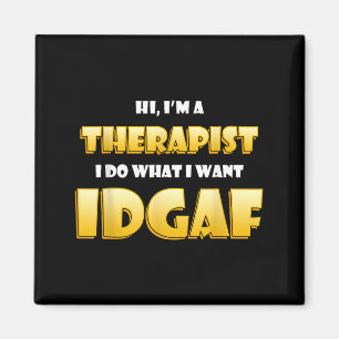 Hoi een therapeut DGAF grappige familie kantoor th Magneet