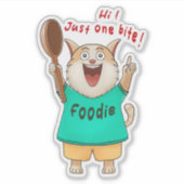 Hoi! Gewoon één hapje! Kat — De innerlijke stem va Sticker (Voorkant)